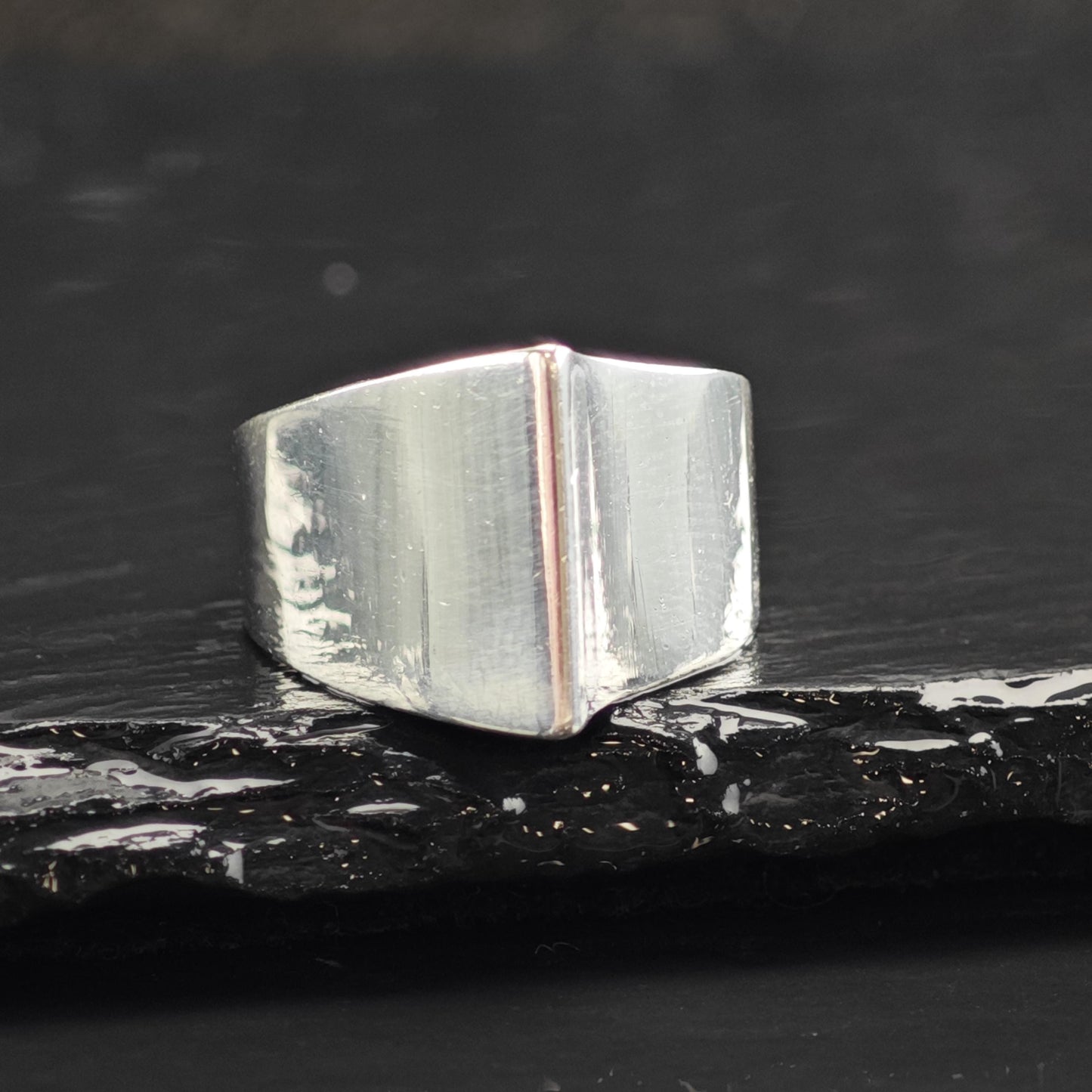 FROM Abstract Sterling Silver Ring Sz 8 R6555
