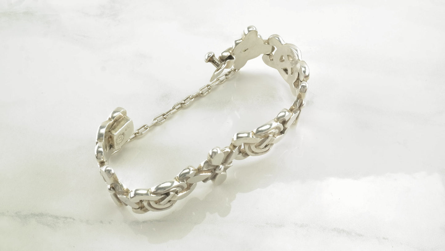 Taxco Sterling Silver Modernist Bracelet