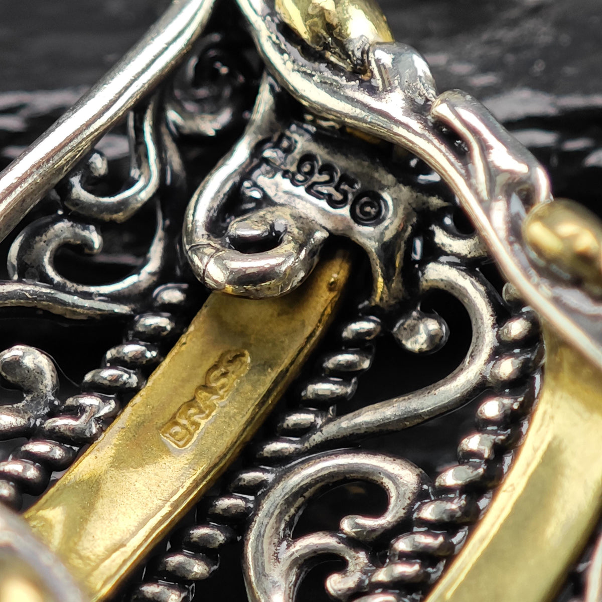 Relios Brass, Carolyn Pollack Sterling Silver Pendant P3156