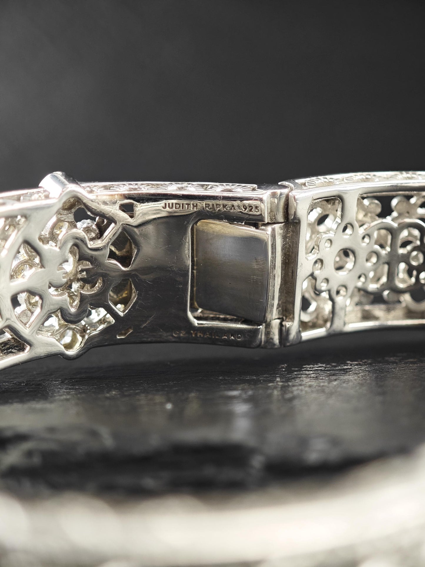 Judith Ripka, DQCZ Bracelet Sterling Silver