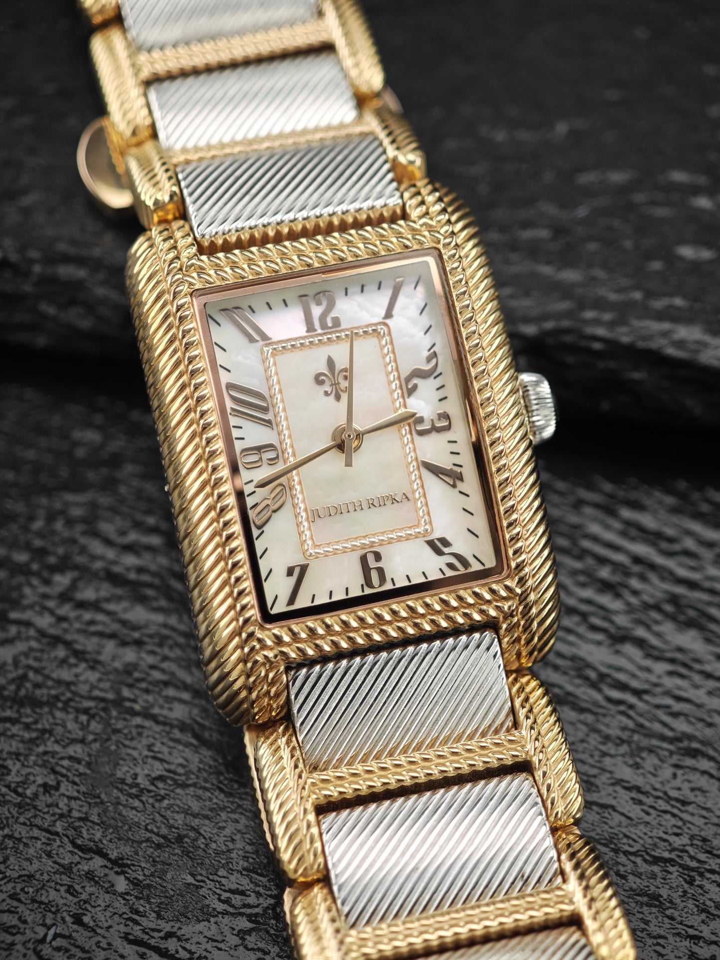 Judith Ripka MOP Dial, Japan Movement Stainless Steel Watch MISC0293