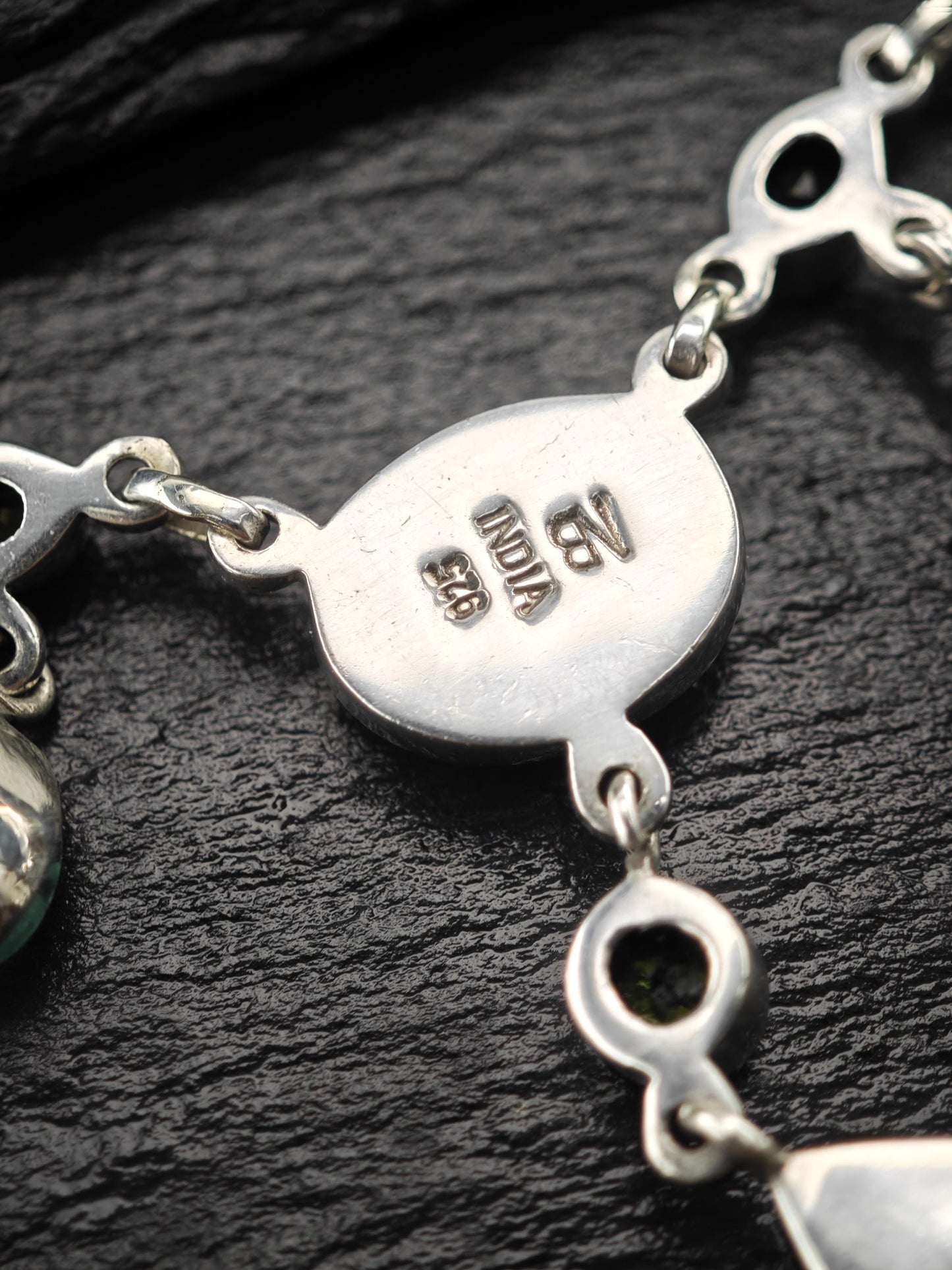 Nicky Butler Green Necklace Sterling Silver N2479