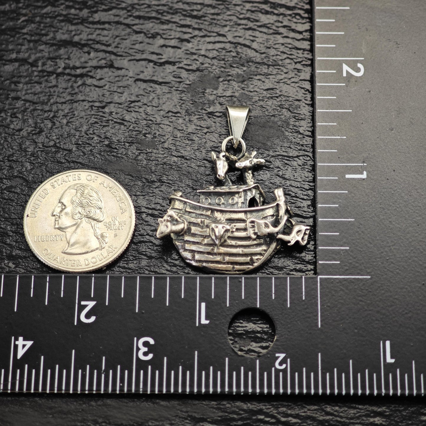 Noah's Ark Sterling Silver Pendant P3044