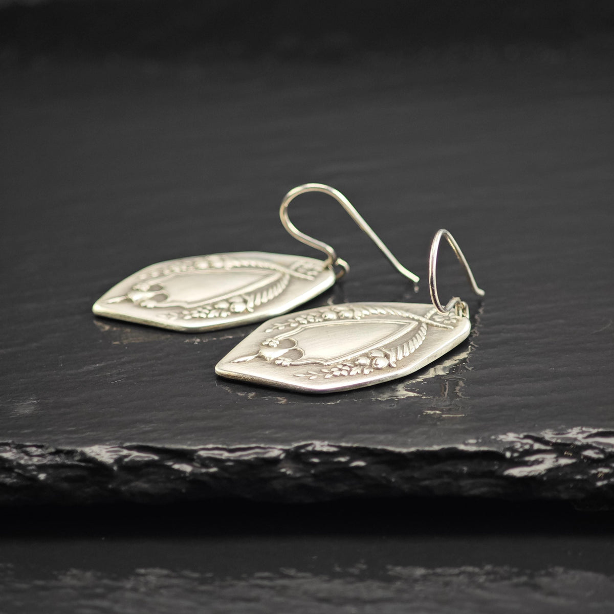 Art Nouveau Sterling Silver Dangle Earrings ER3204
