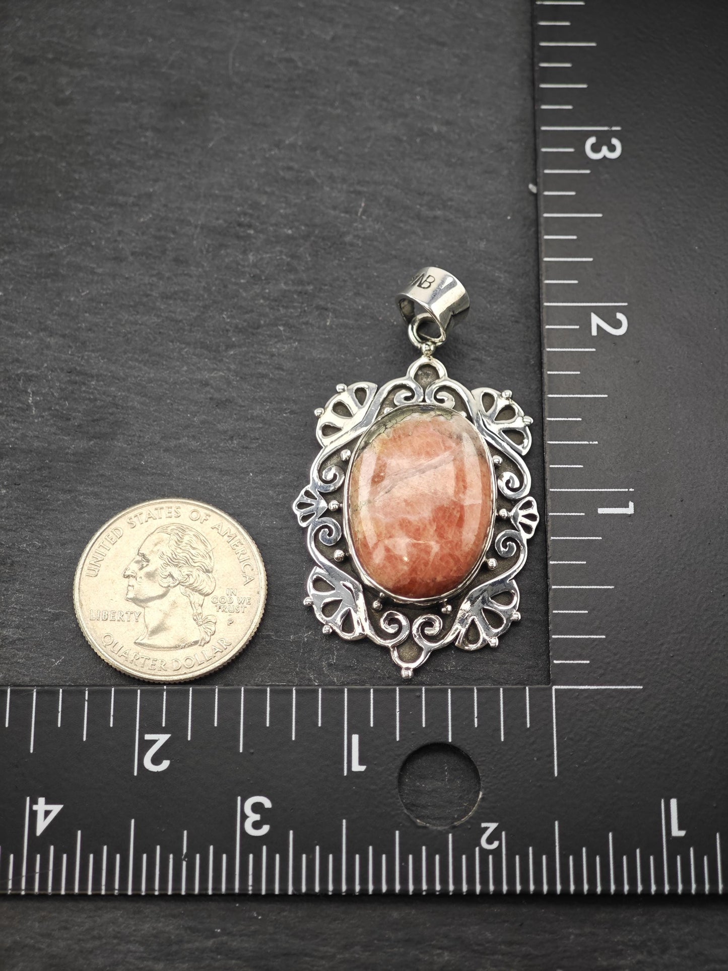Nicky Butler Rhodonite Pendant, Sterling Silver