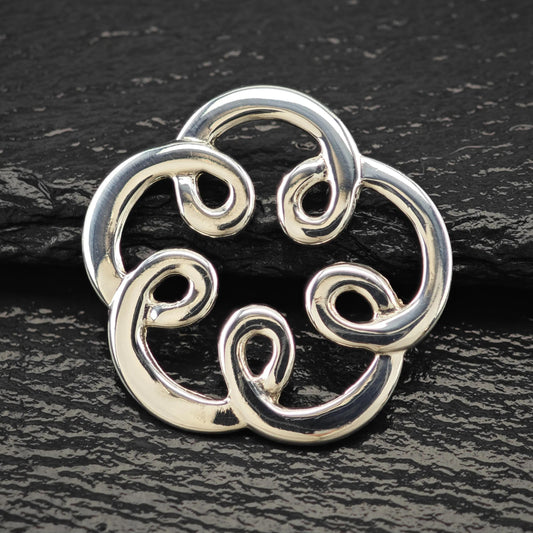 Sterling Silver Pendant:  Floral Design - Tous 925 P2801