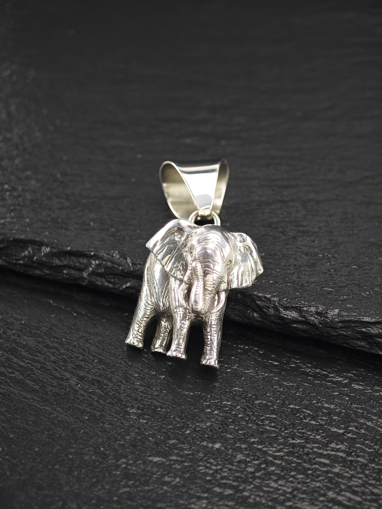 Carol Felley Elephant Pendant Sterling Silver P2713
