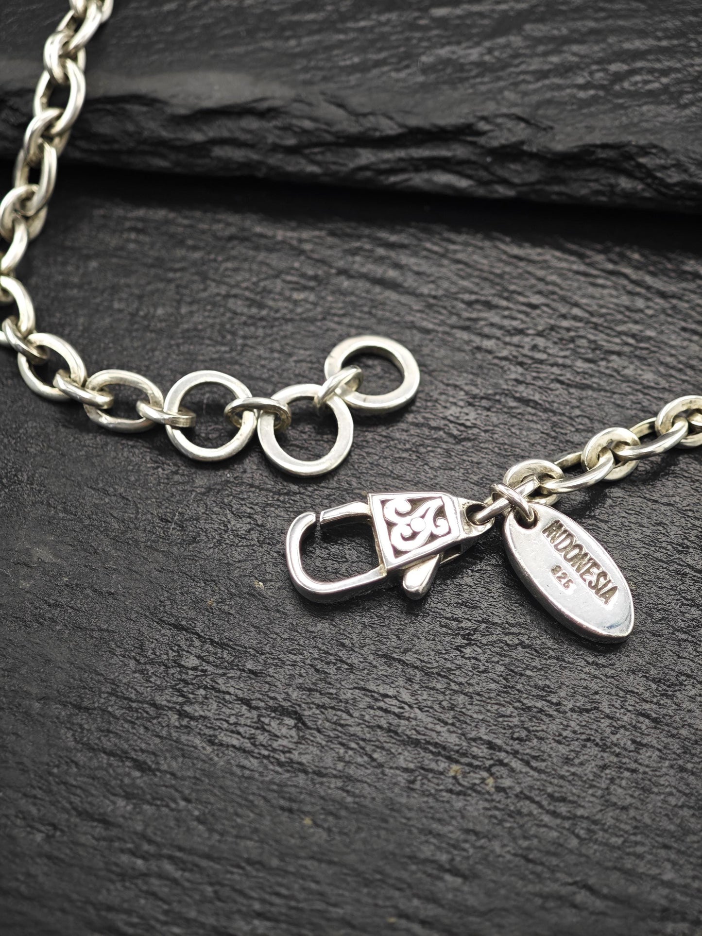 Lois Hill Filigree, Overlay Necklace Sterling Silver N2474