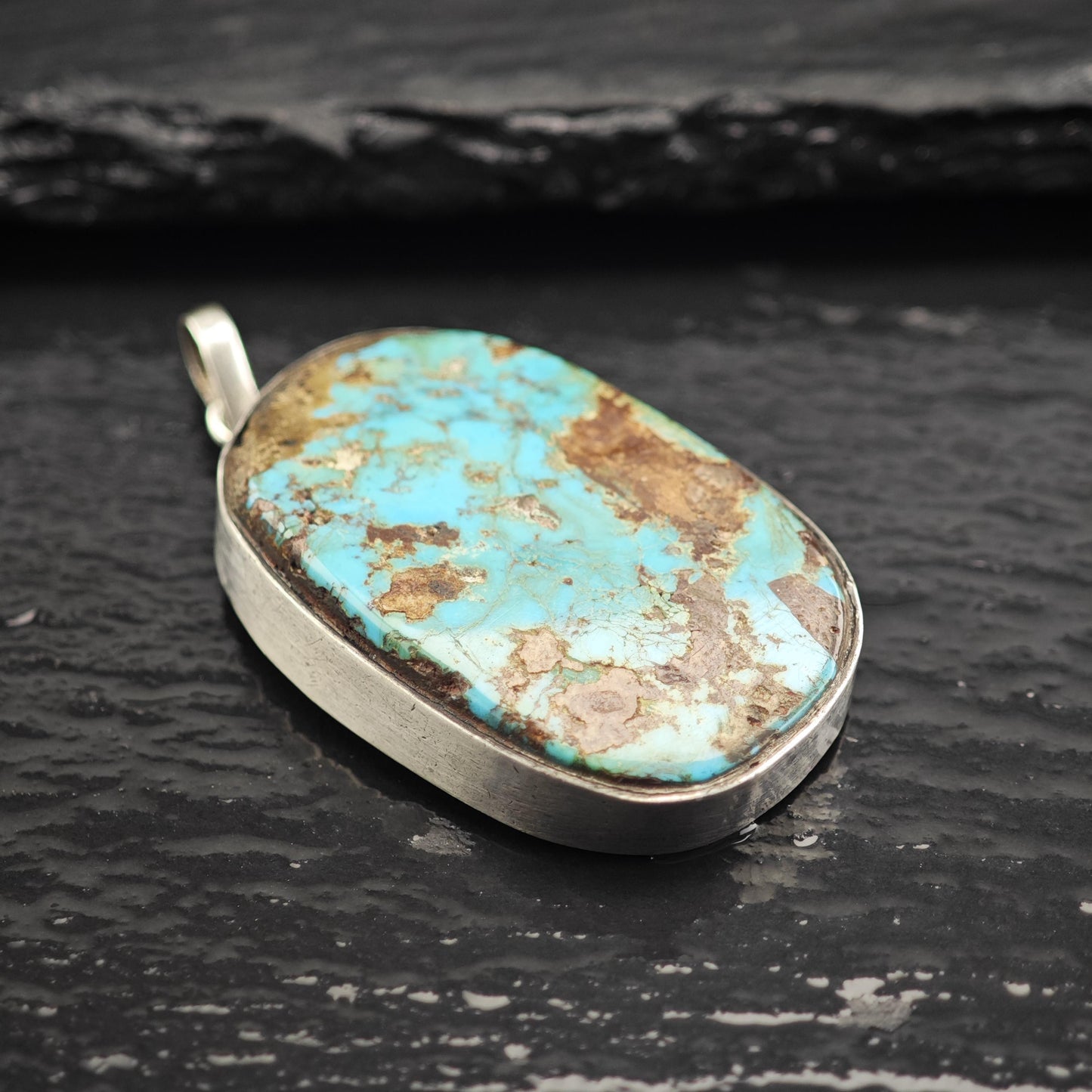 SW Turquoise Sterling Silver Pendant P3069