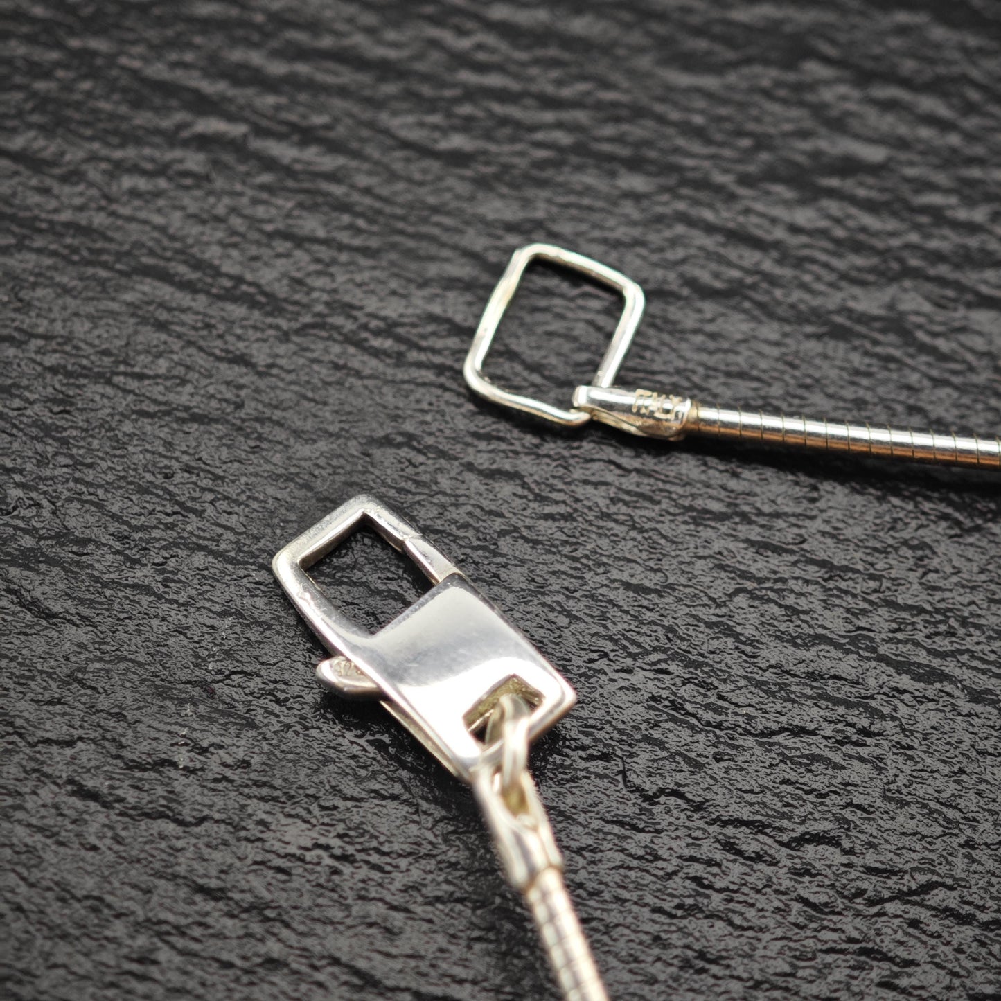 Pavel Novak Sterling Silver Red Glass Abstract, Modernist Necklace