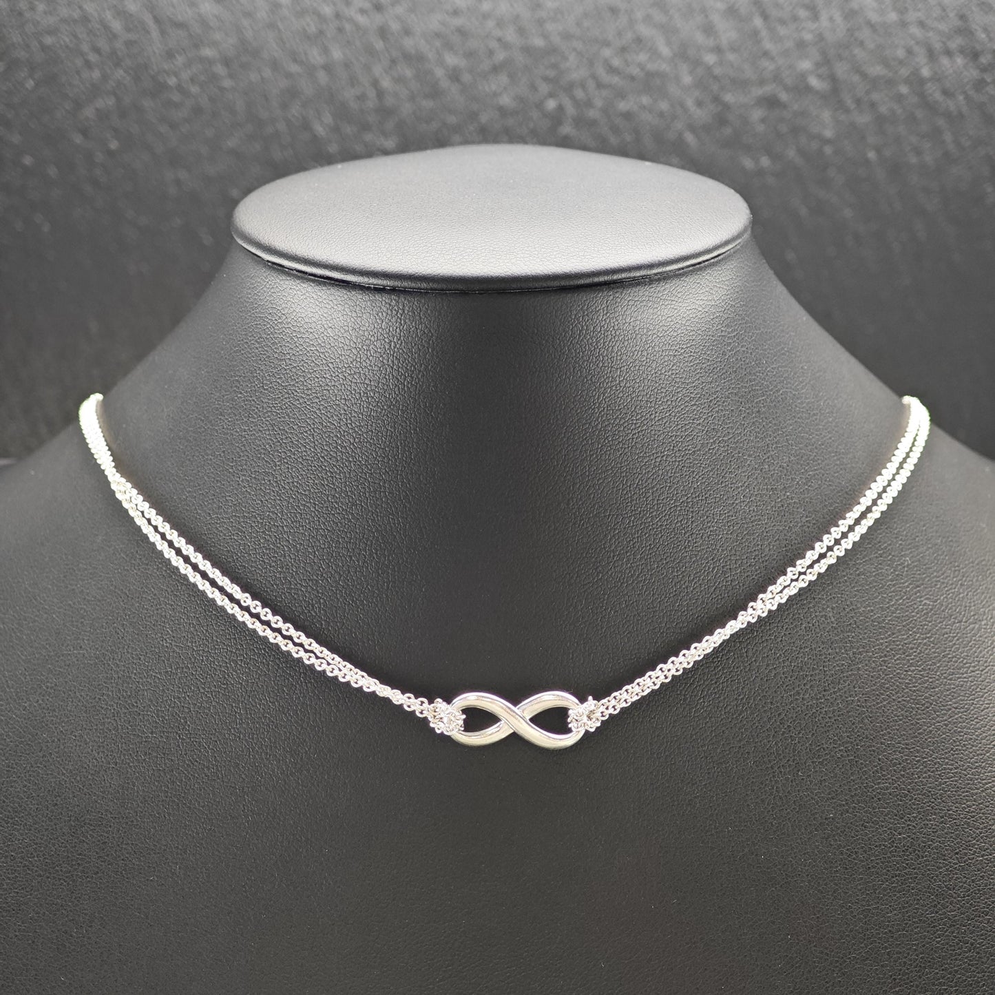 Vintage Tiffany & Co. Sterling Silver Infinity Symbol Necklace