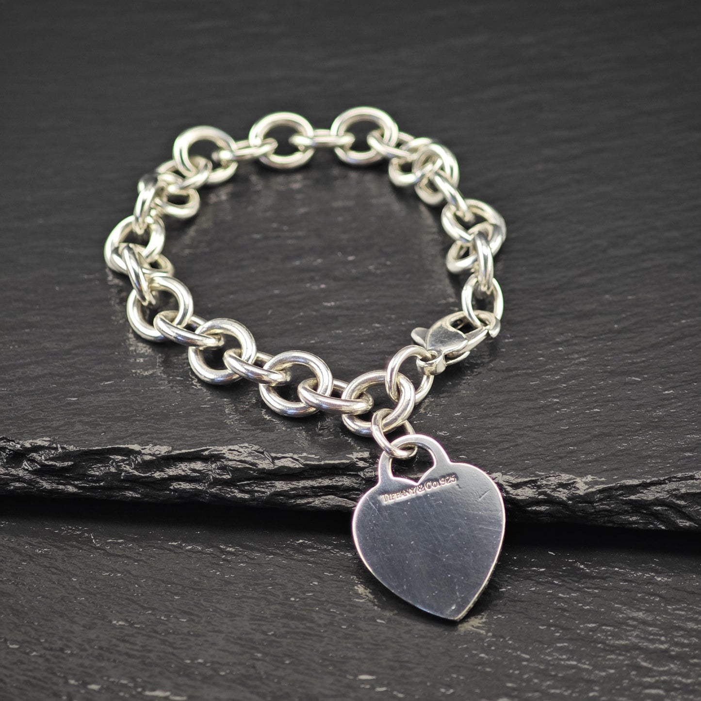 Choice of Tiffany Curb Link Tag Bracelets, Sterling Silver