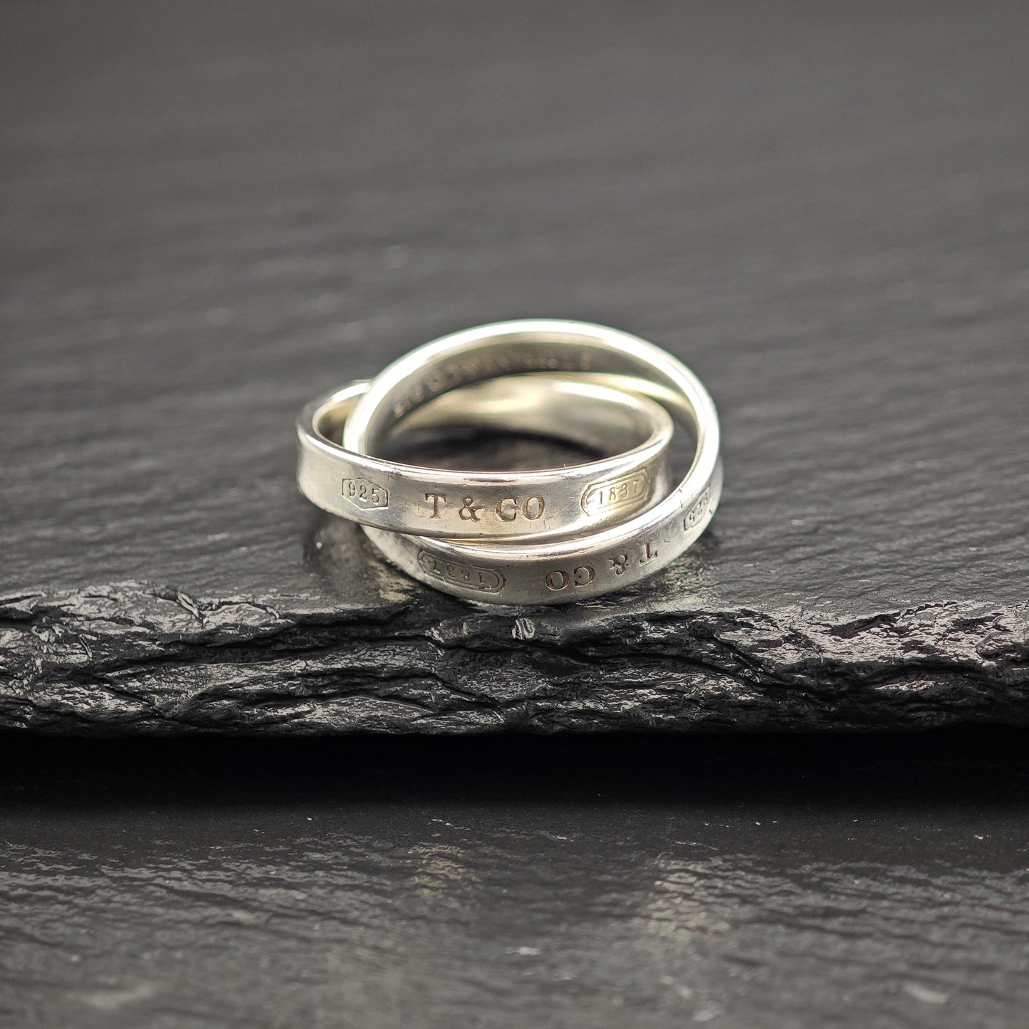 1837 Tiffany Interlocking Bands Sterling Silver