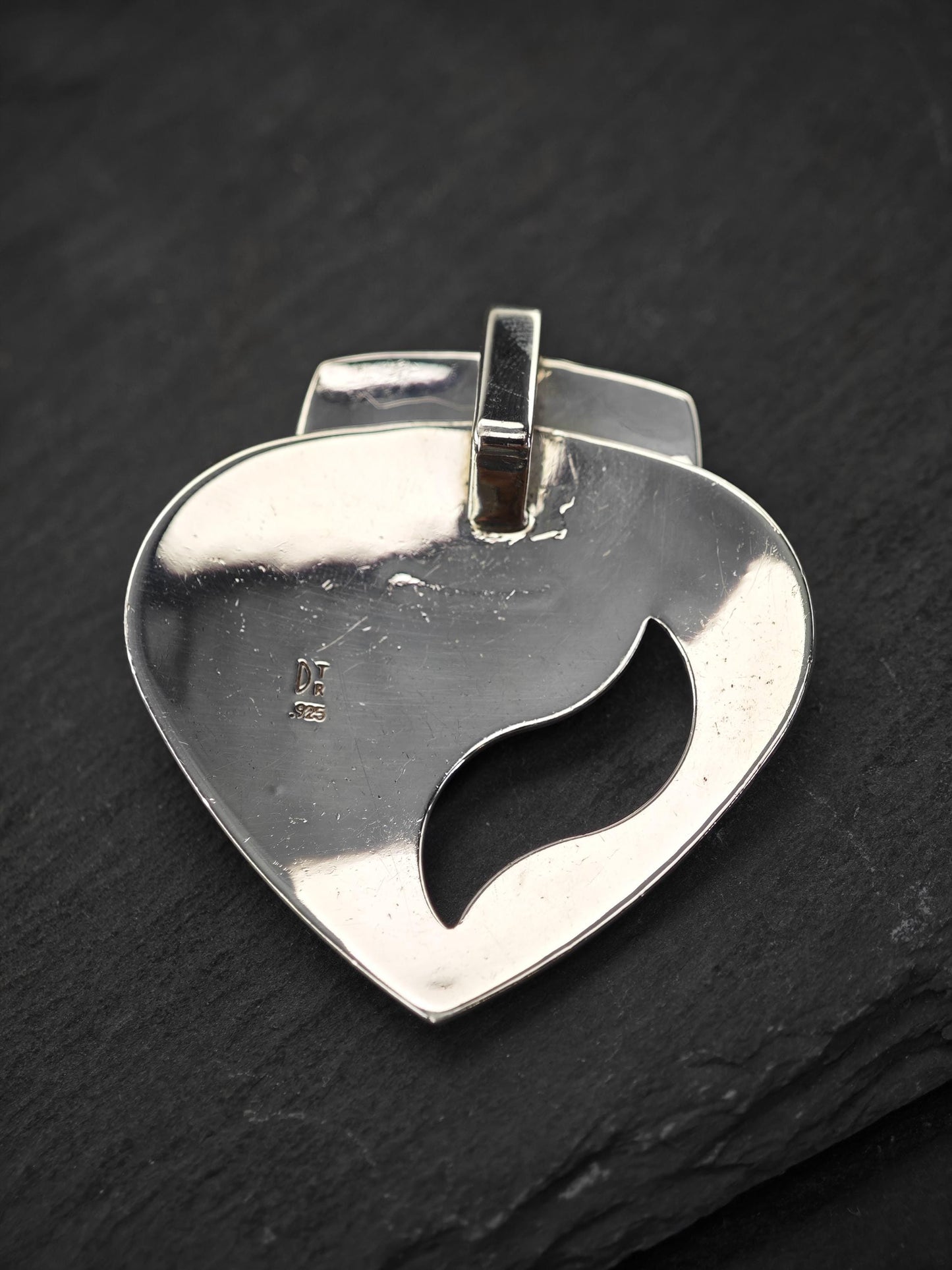 DTR Charoite & Amber Sterling Silver Pendant
