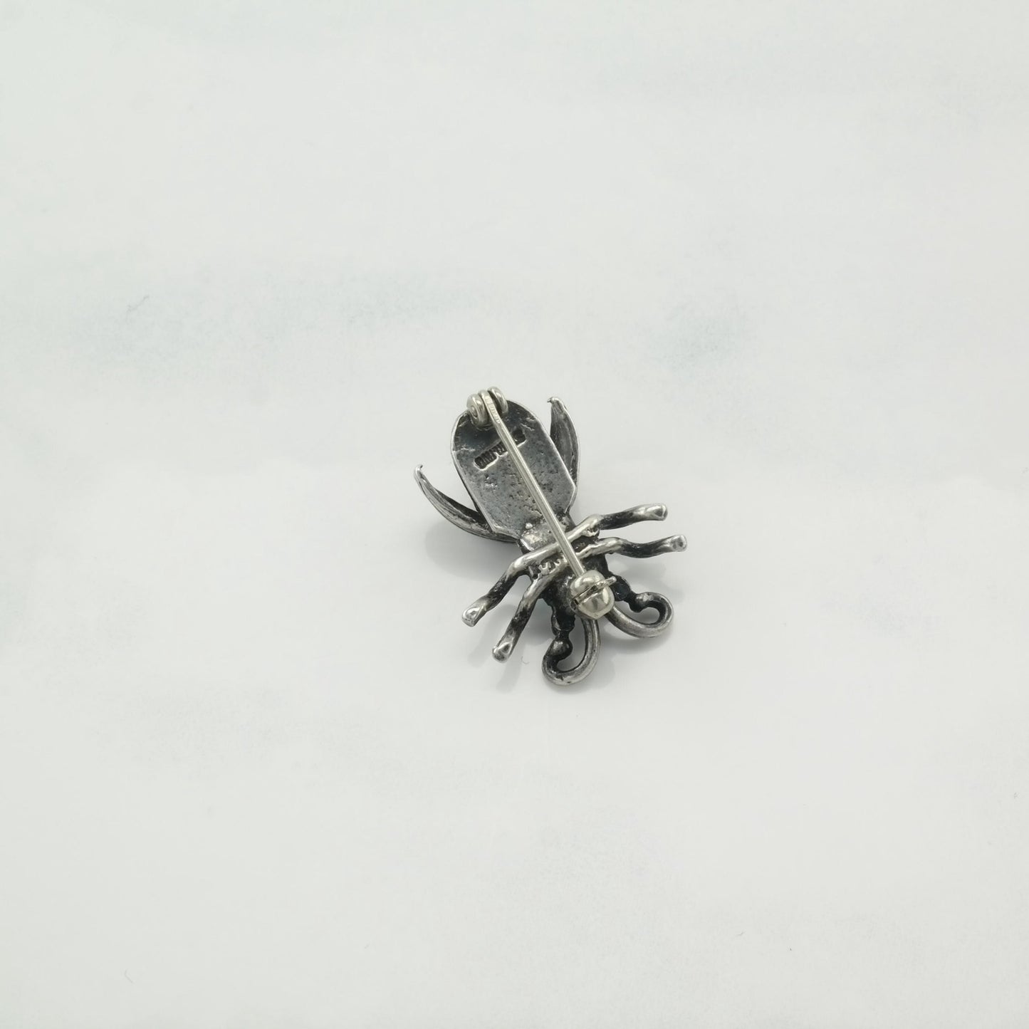 Choice Native American Brooch Sterling Silver Bug Thunderbird