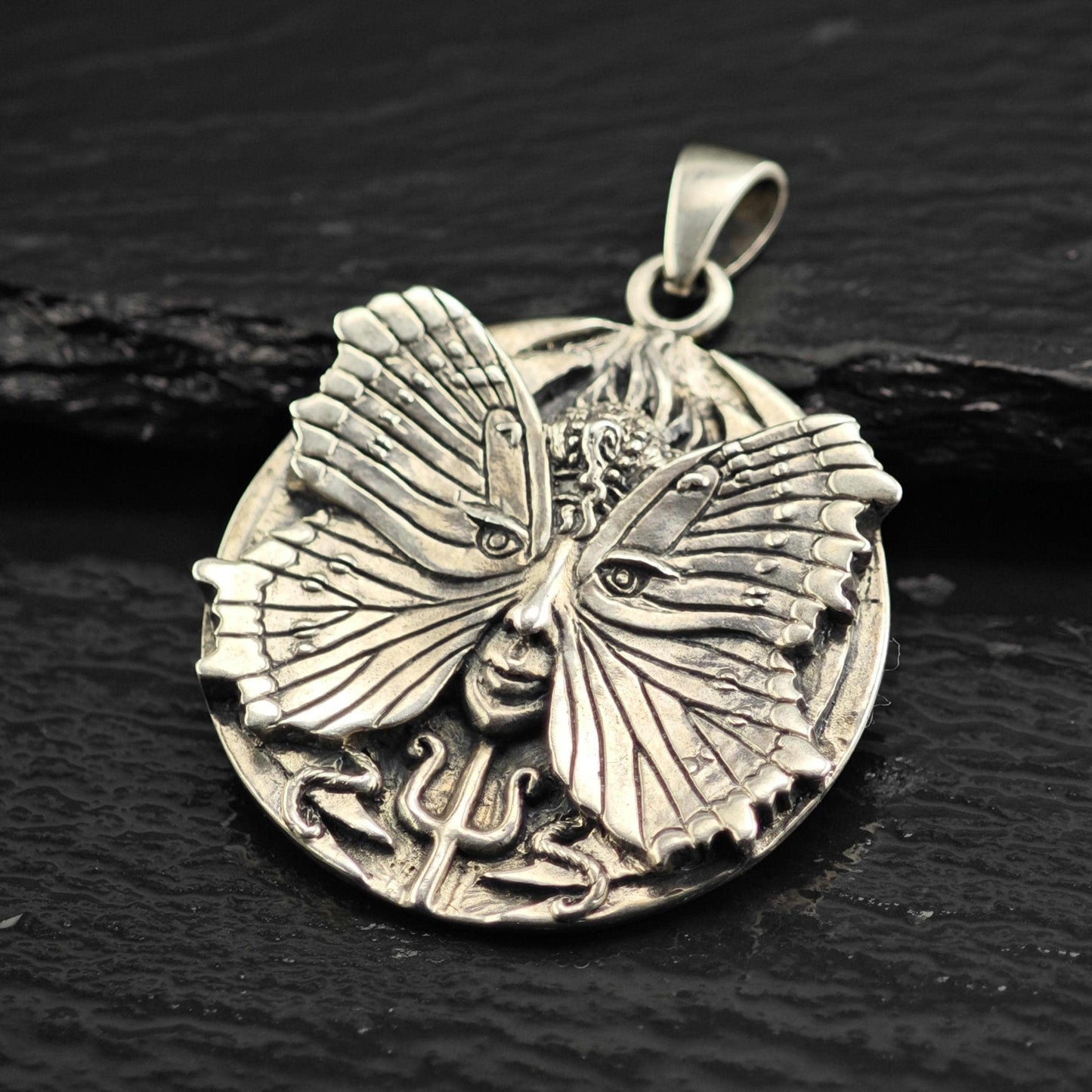 Oberon Zell Spirit Goddess Sterling Silver Pendant P3076