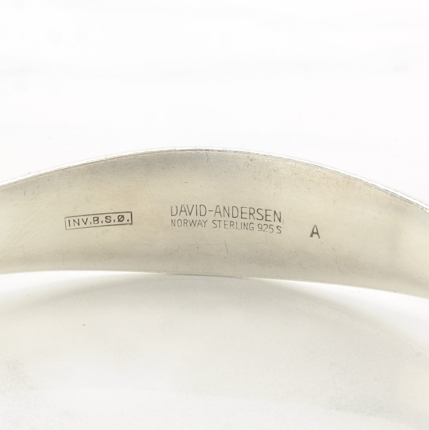 Early David Adersen Sterling Silver Bangle Bracelet