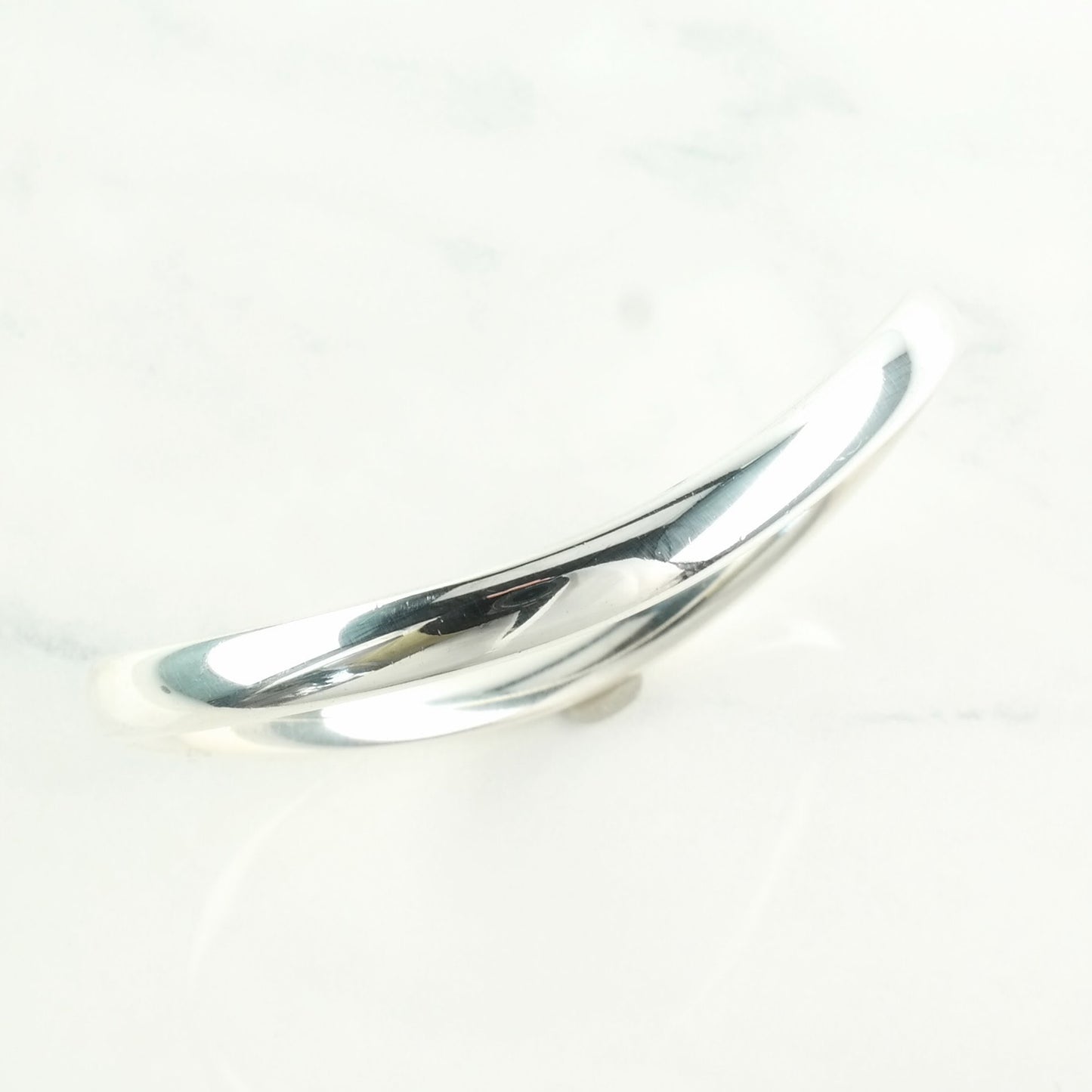 Georg Jensen Sterling Silver Bangle Bracelet Abstract Wave by Astrid Fog 237A