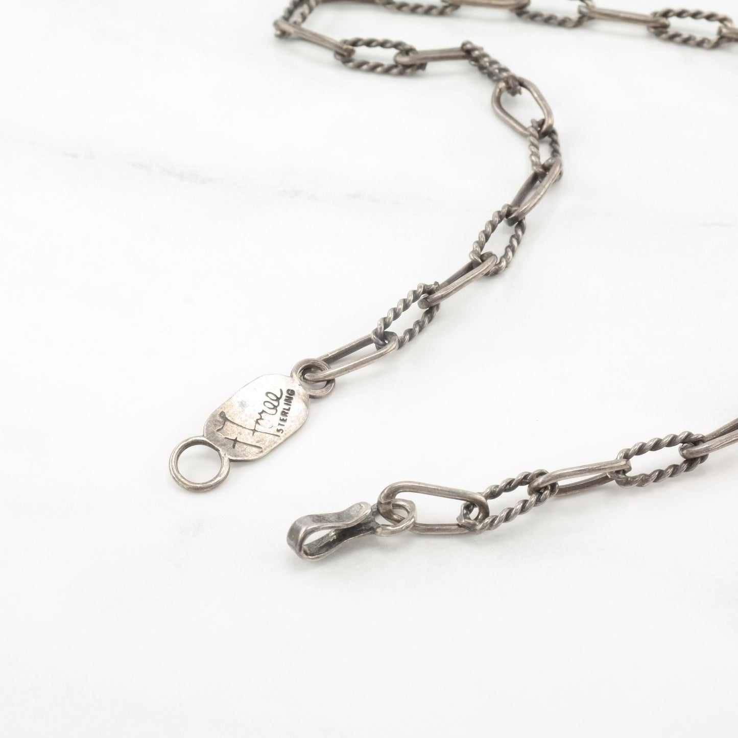 Berber Coin, 1336, Oxidized Sterling Silver Necklace N2421