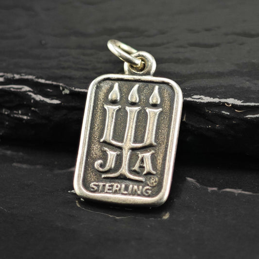 Vintage Retired James Avery Sterling Silver Hallmark Tag Charm P3169