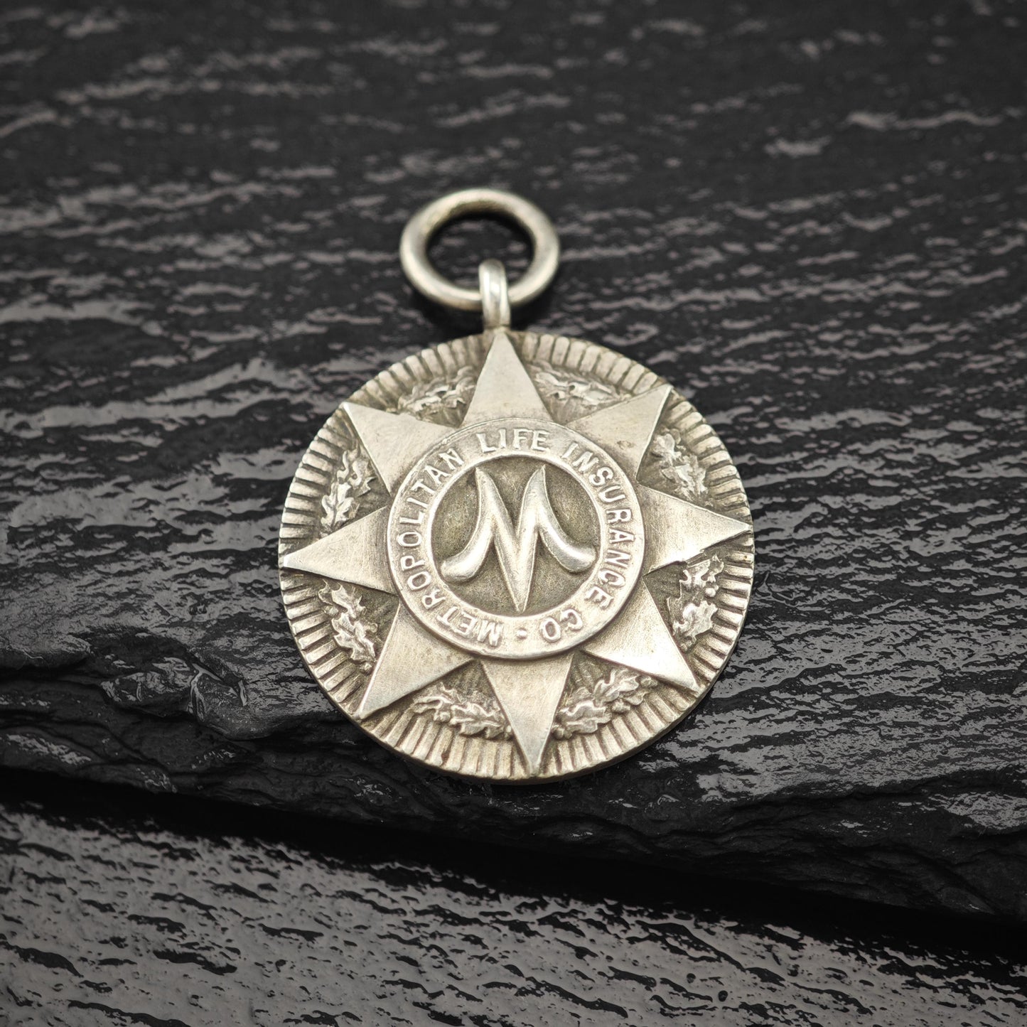 Art Deco Tiffany MetLife Pendant Sterling Silver P2792