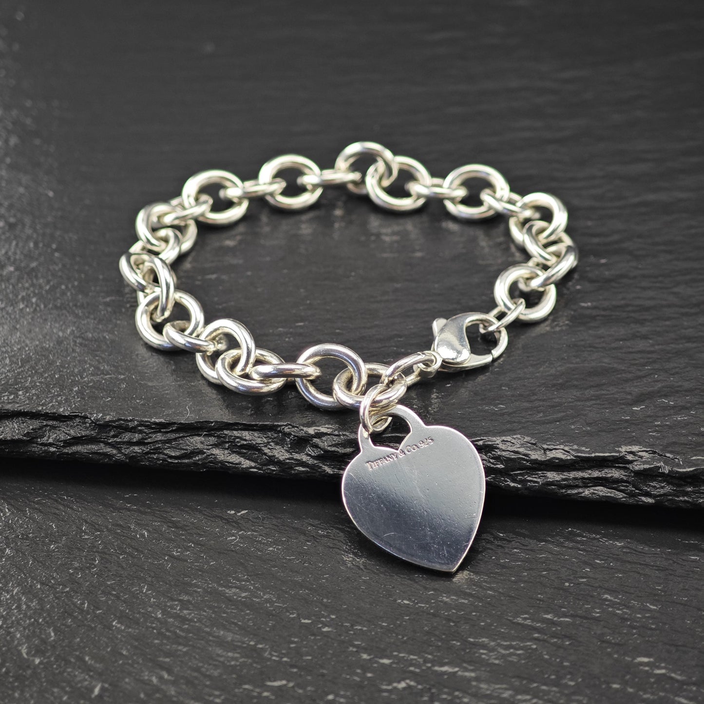 Choice of Tiffany Curb Link Tag Bracelets, Sterling Silver