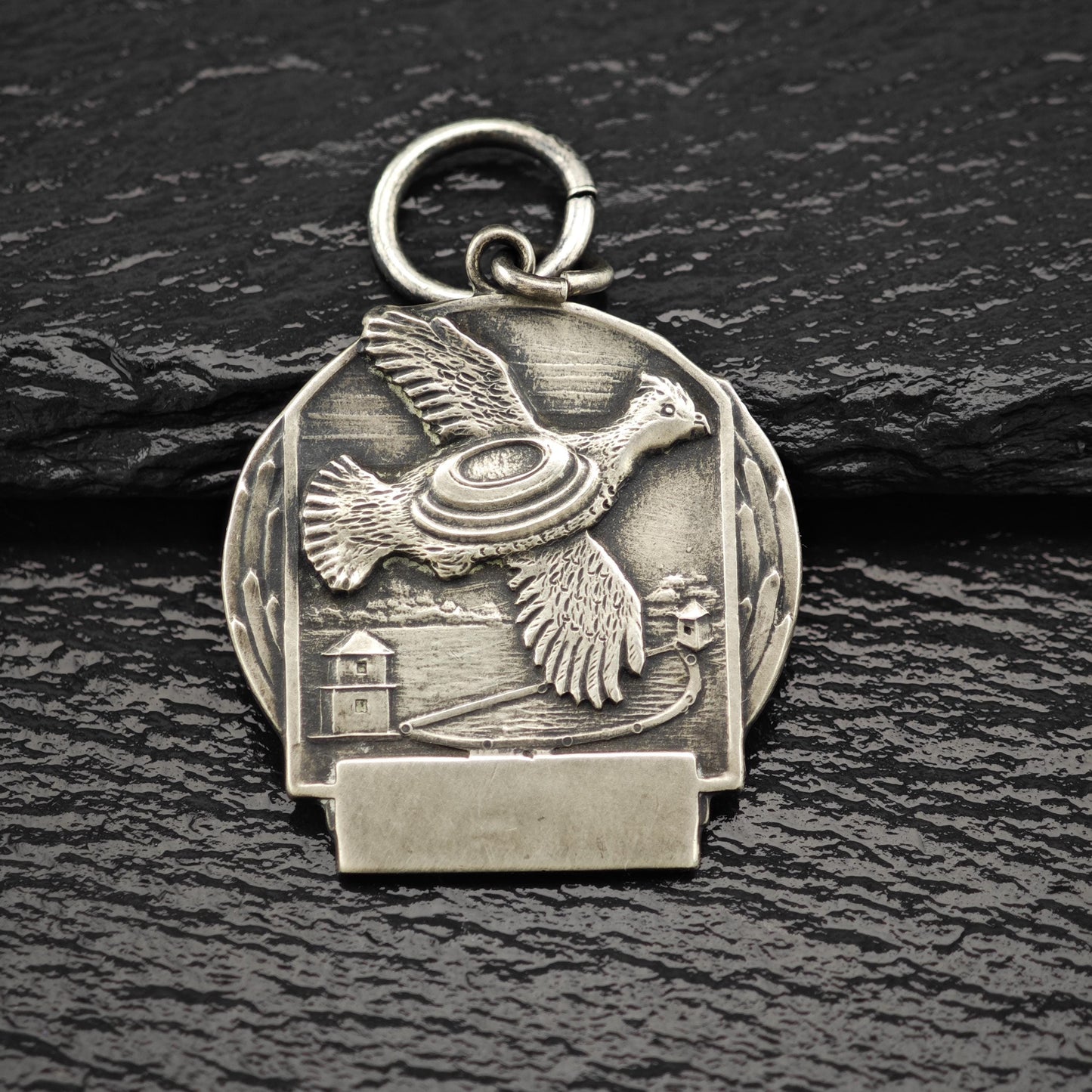 Choice of Antique Fob Pendants Sterling Silver