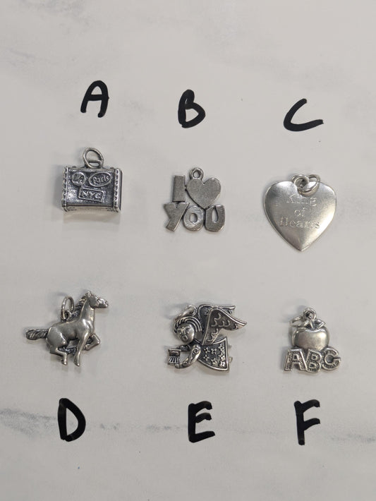 Choice James Avery Charms Sterling Silver Vintage