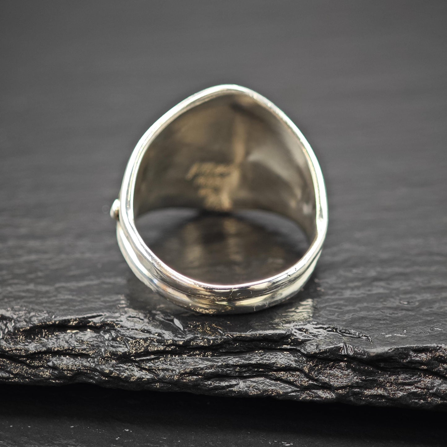 J. Morris 12K Gold Filled Floral Ring Sterling Silver Sz 10 1/4