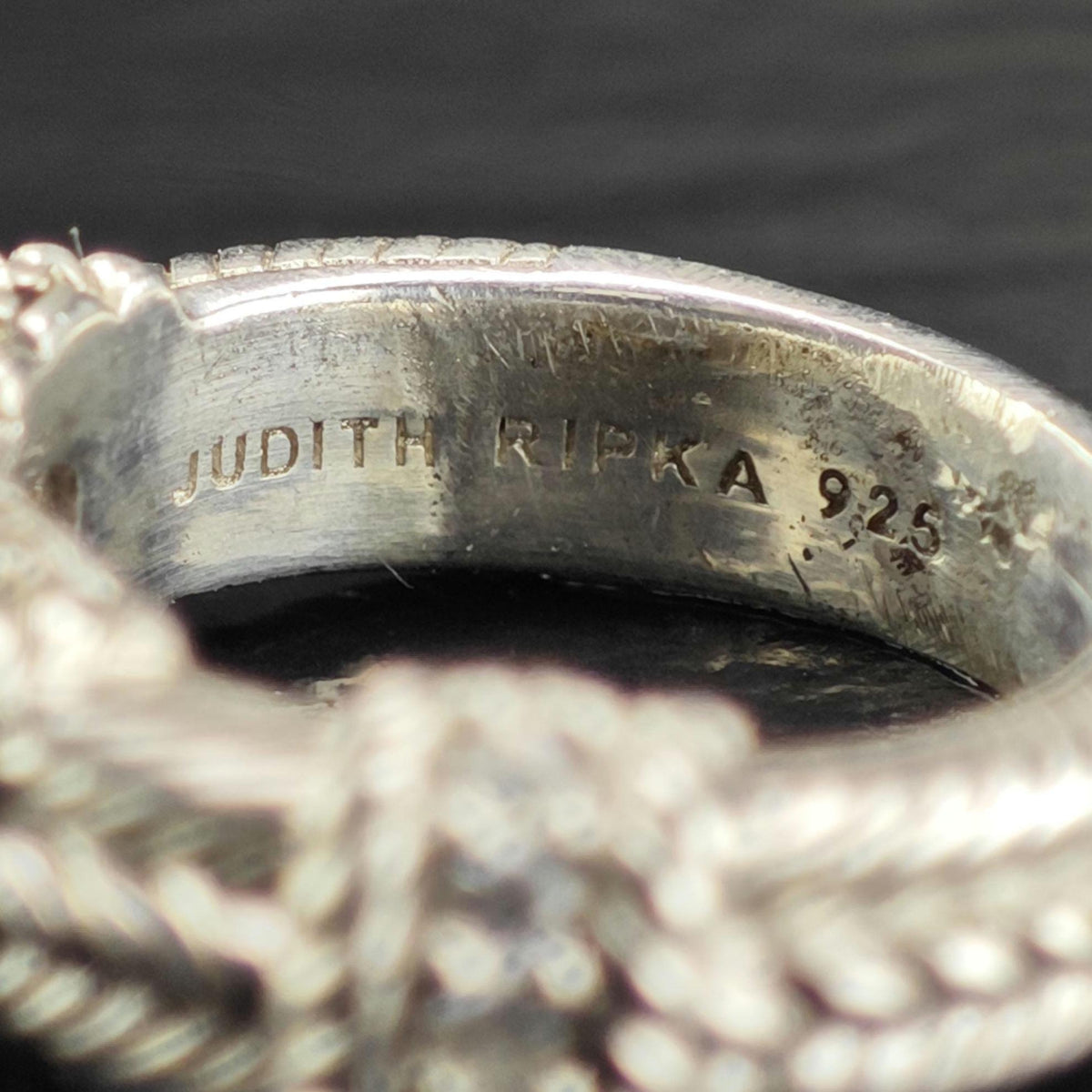 Choice of Judith Ripka CZ Band Sterling Silver Sz 5 & 6 R6829