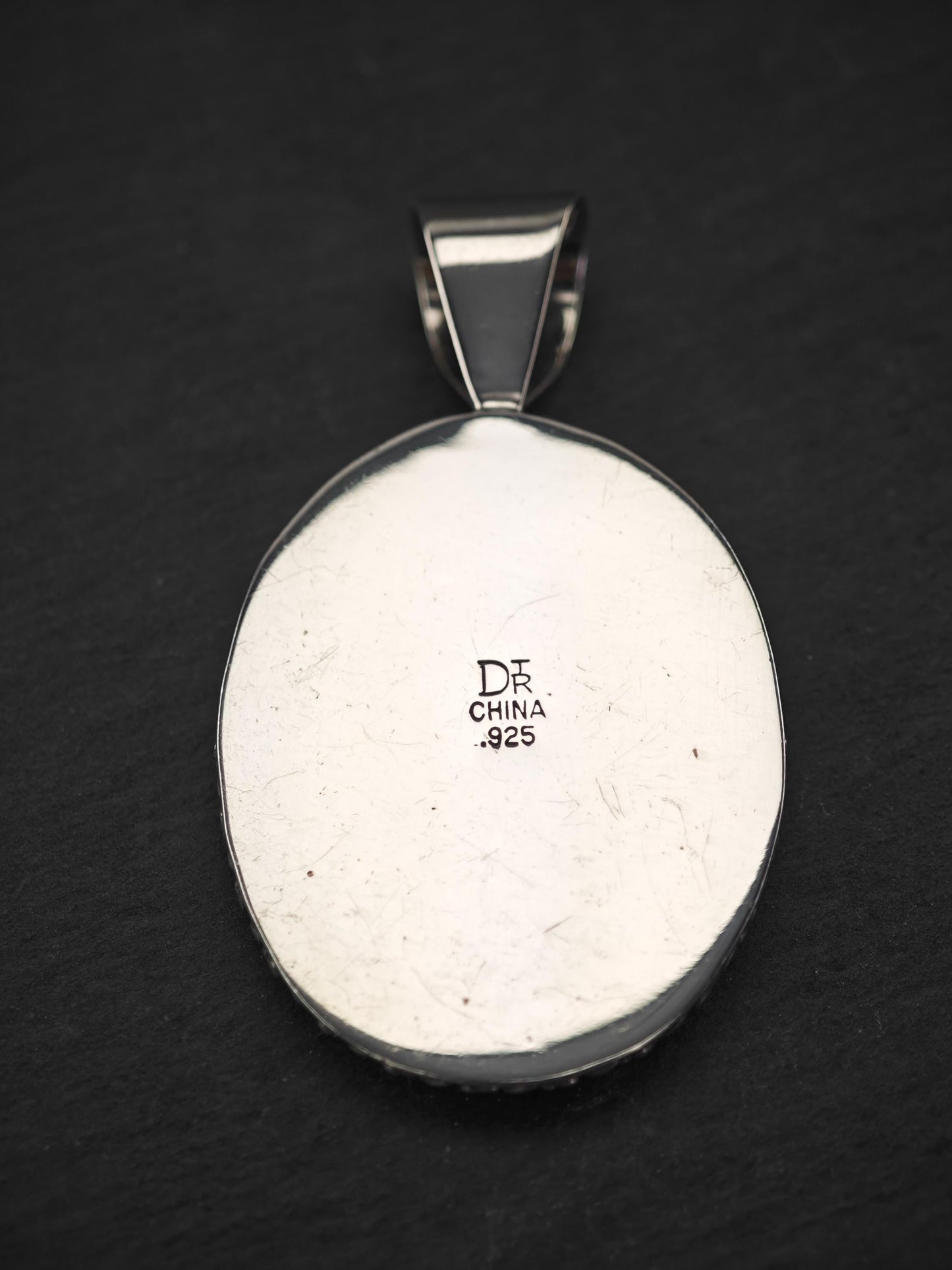 DTR MOP Carved Cameo, Female Sterling Silver P2673