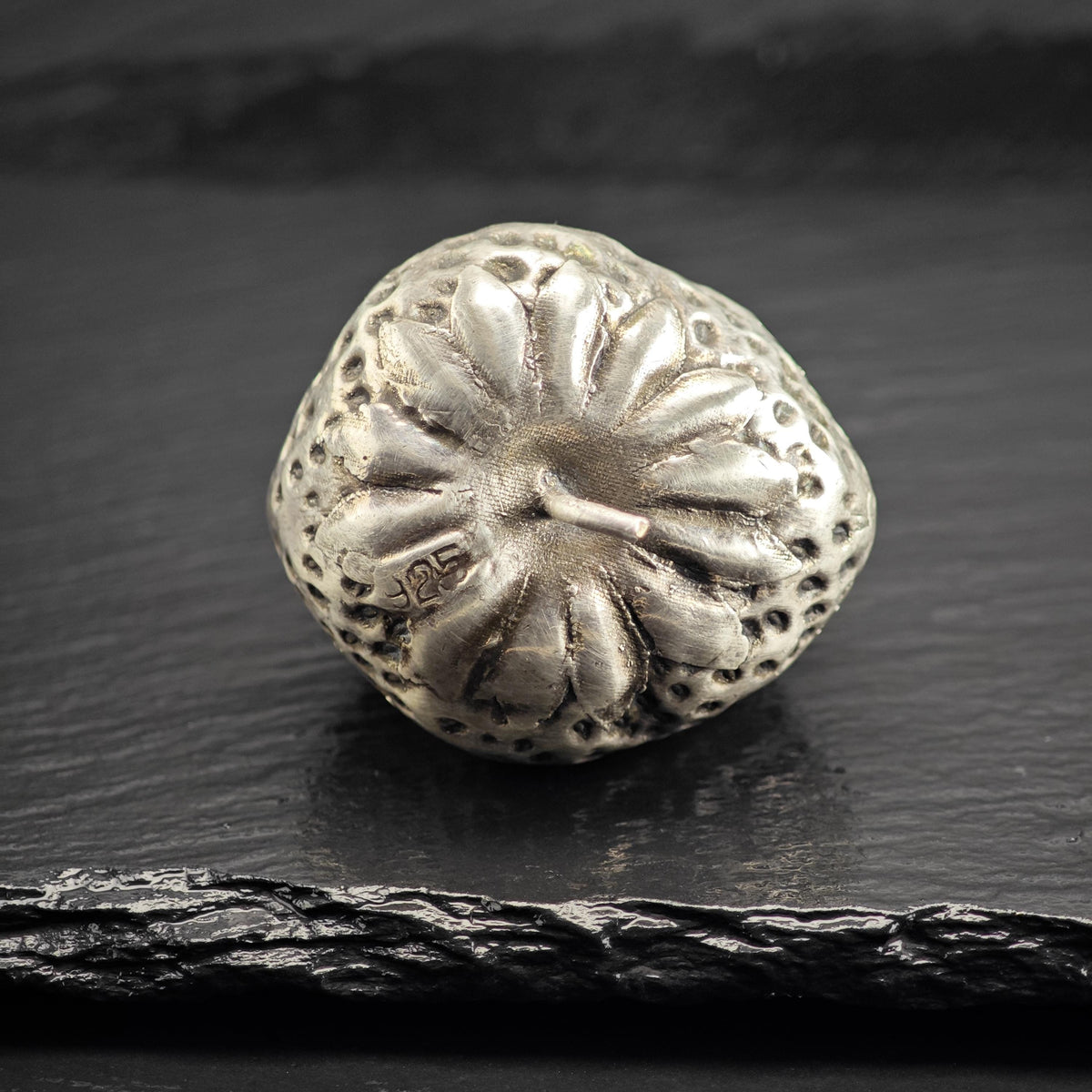 Vintage Silver Strawberry Trinket Sterling Silver MISC0398