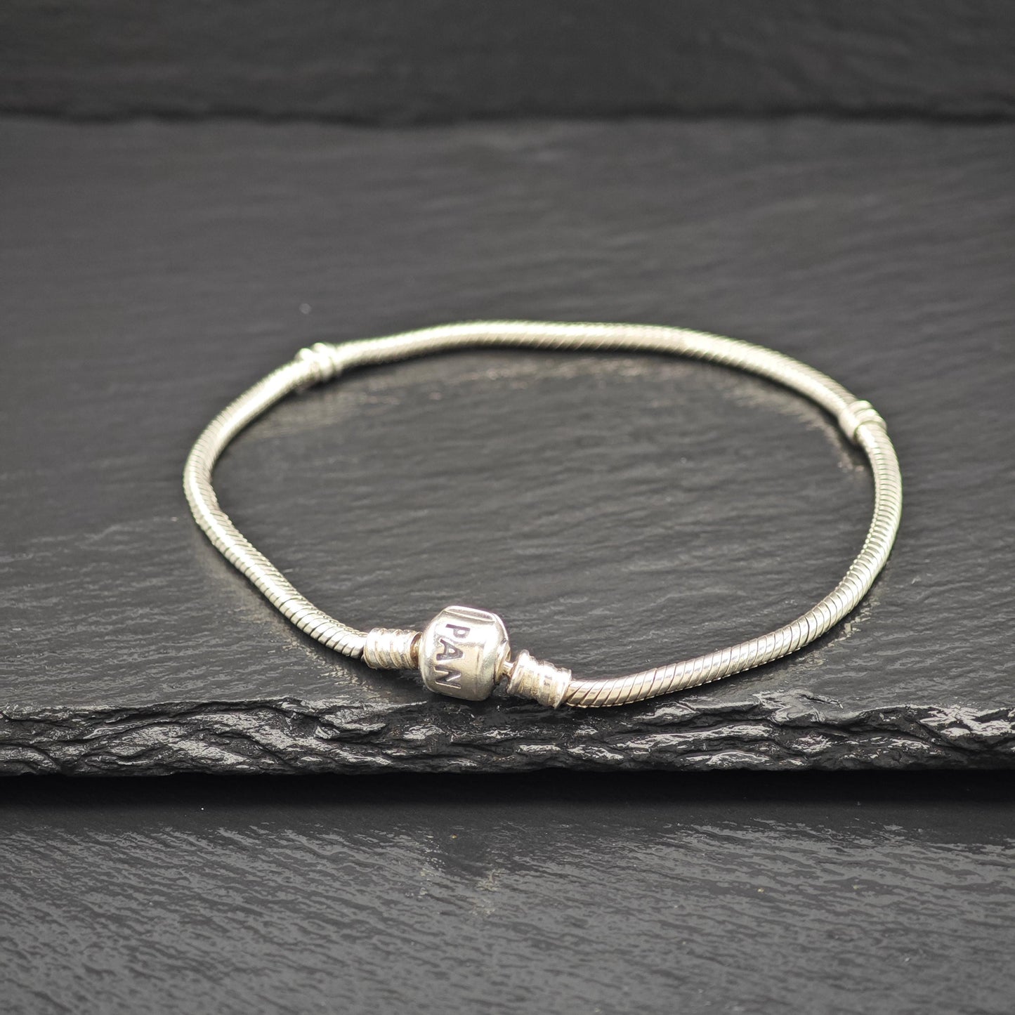 Vintage Pandora Bracelet Sterling Silver 9" BR3034