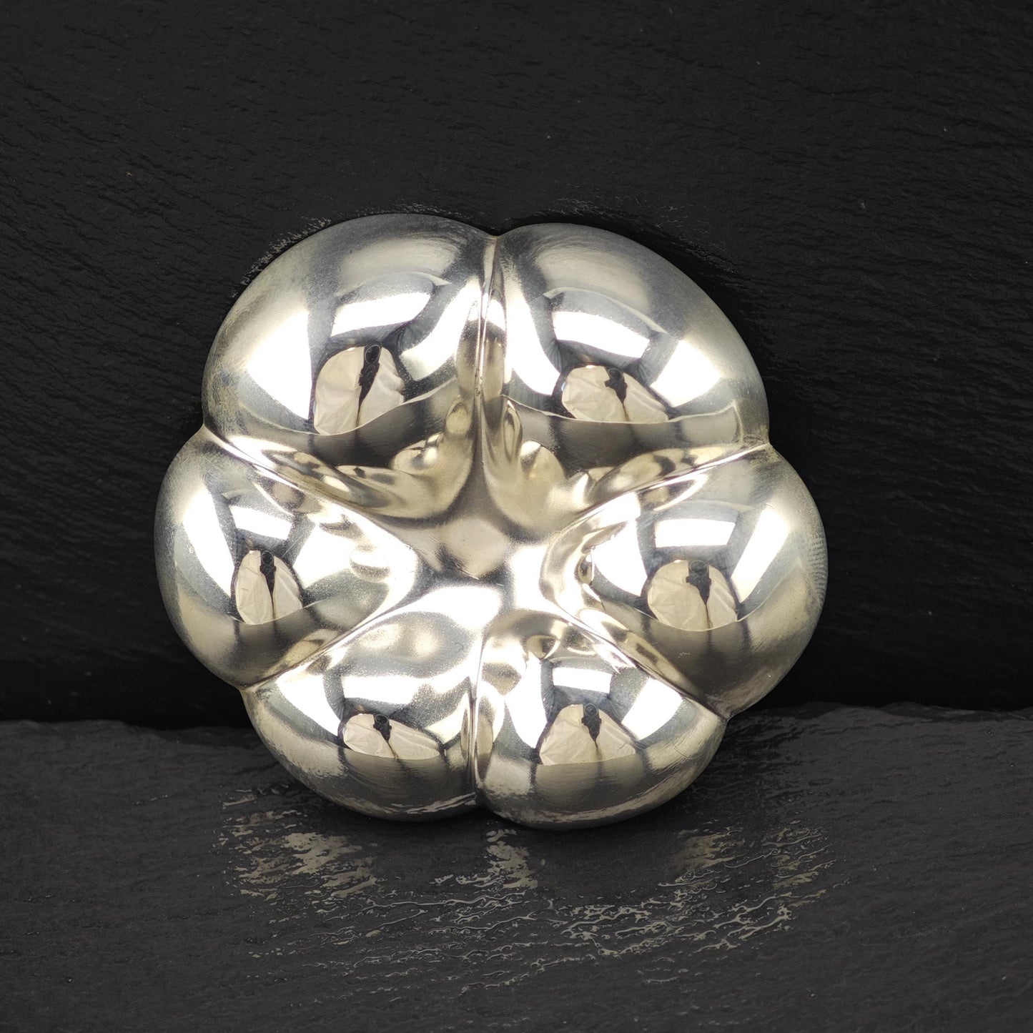 Vintage Jondell Sterling Silver Brooch Large, Flower