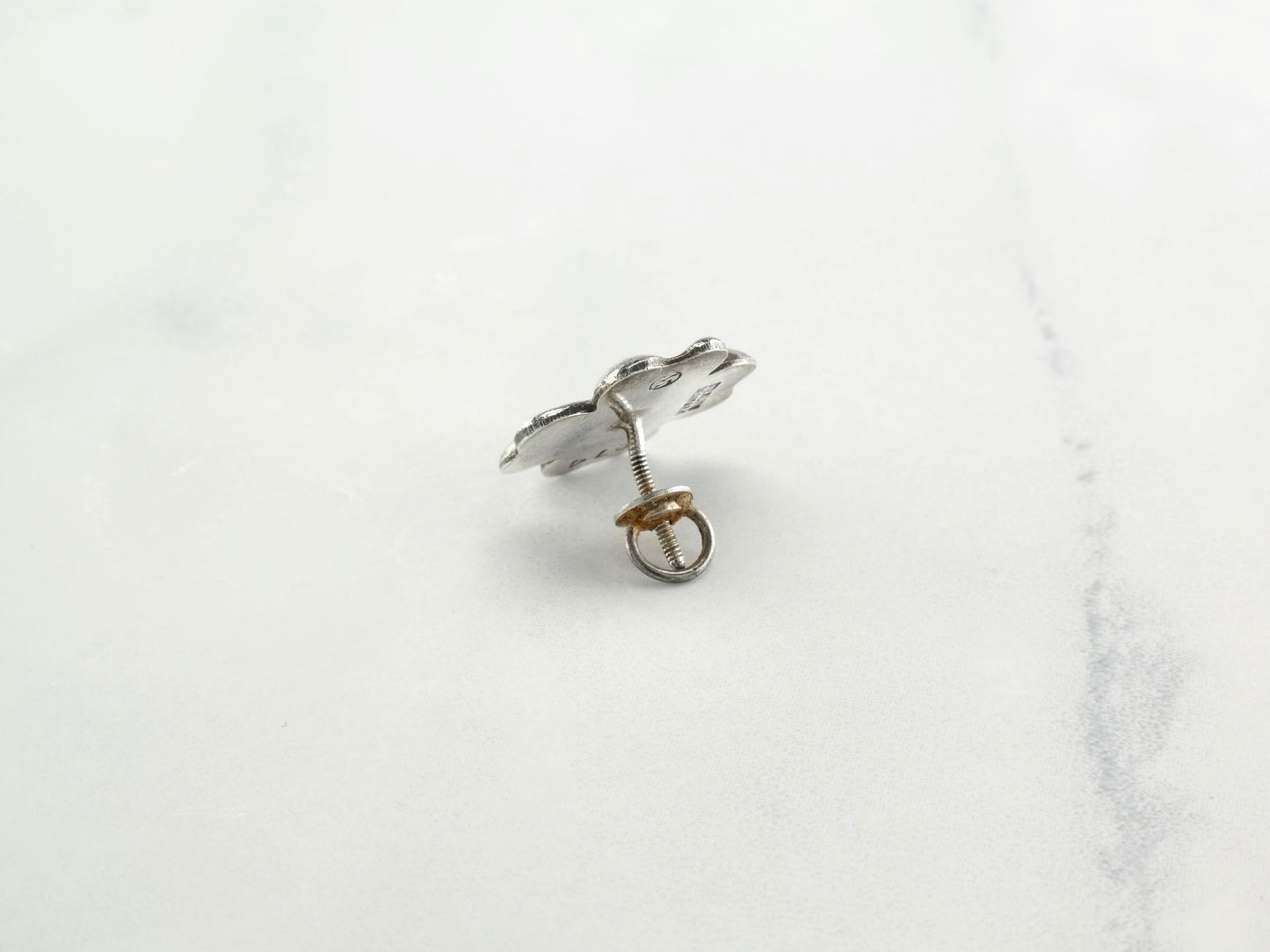Sterling Silver Clover Pin Fir. Munksgaard PIN001