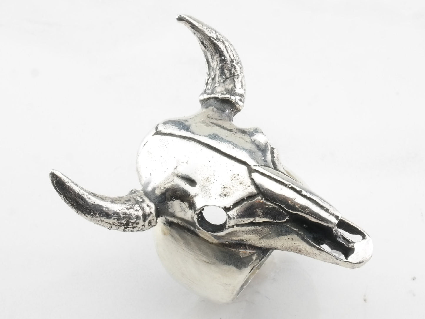 Vintage Sterling Silver Longhorn Statement Ring