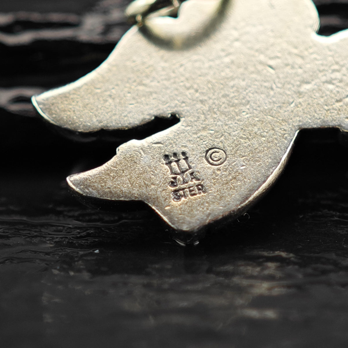 Vintage James Avery Sterling Silver Angel Charm P3175