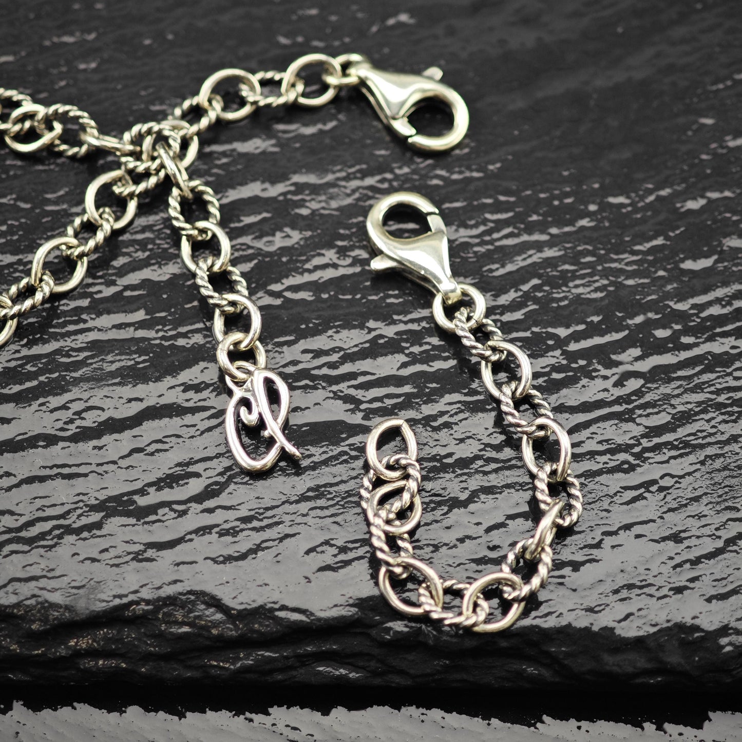 Vintage Carolyn Pollack Lasting Connections Necklace Sterling Silver Adjustable 19 1/2" N2660