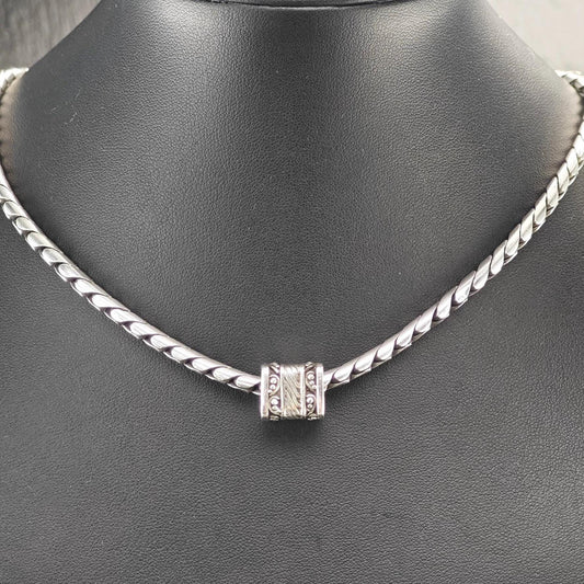 Indonesia, Filigree Necklace Sterling Silver N2472