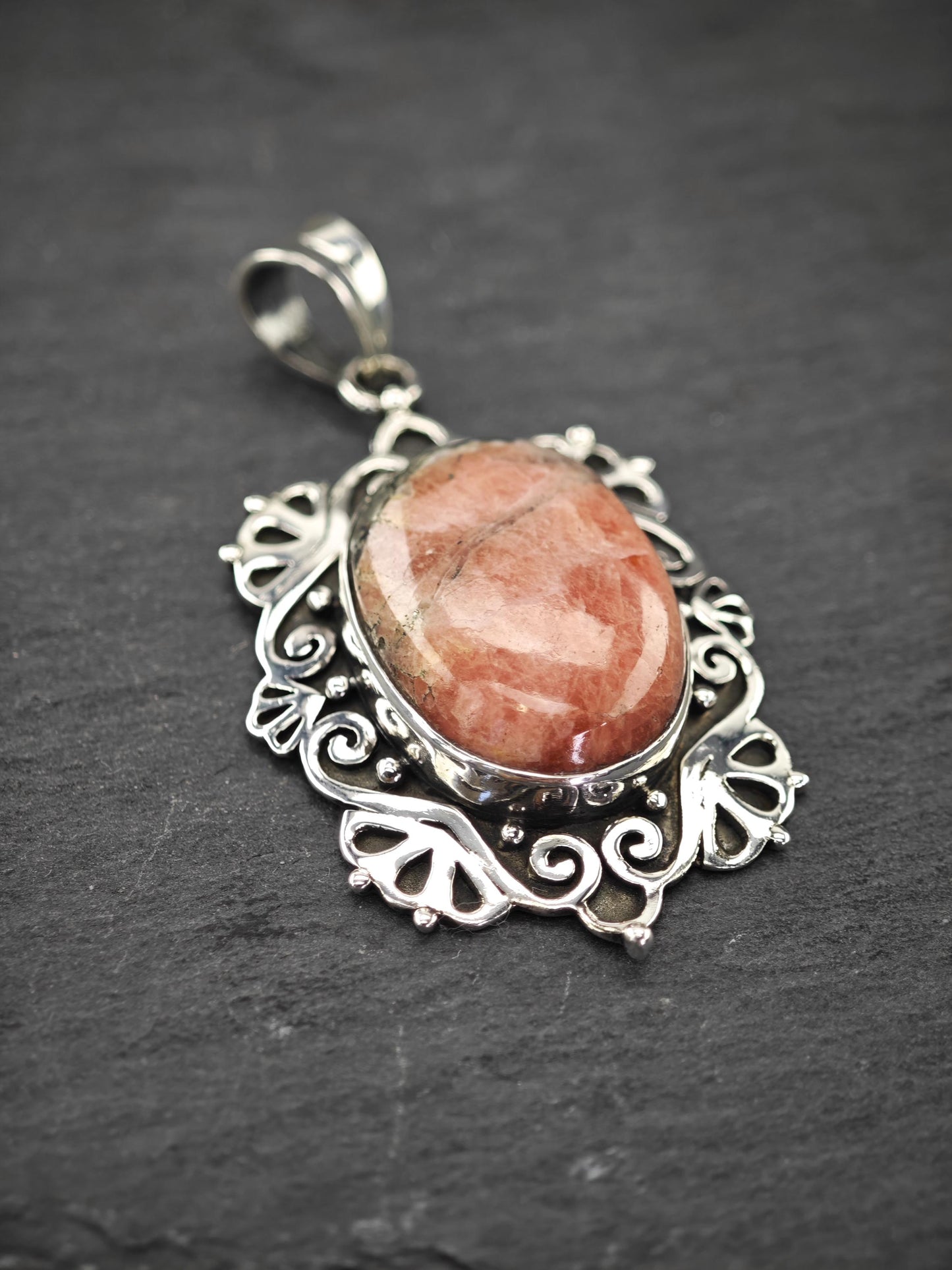 Nicky Butler Rhodonite Pendant, Sterling Silver