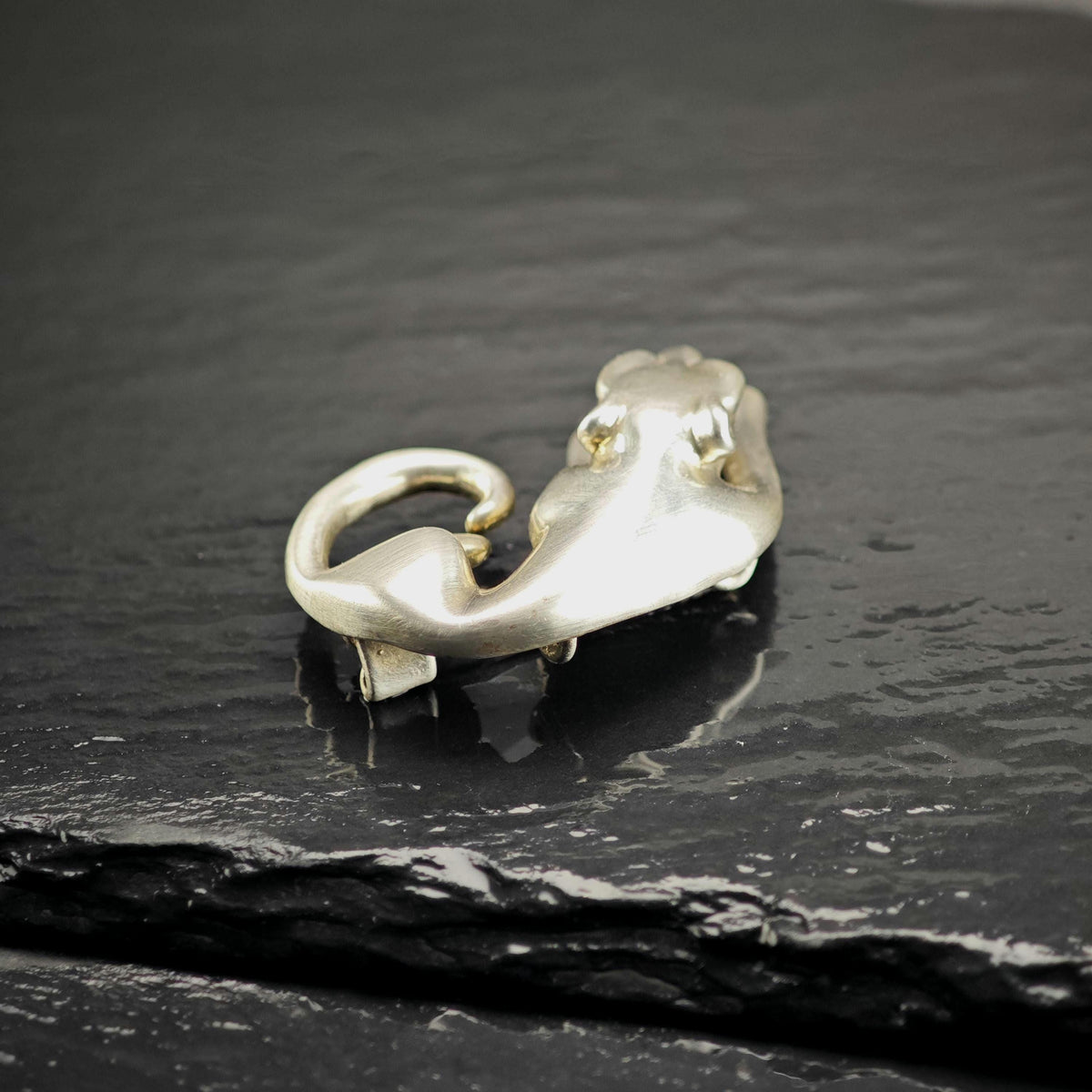 Jaguar Sterling Silver Brooch/Pendant B2269