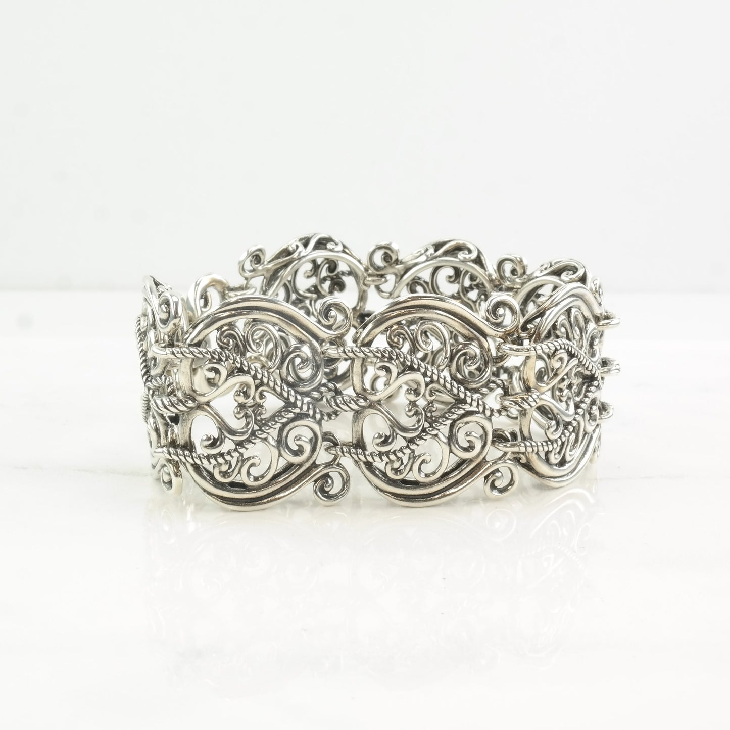 Carolyn Pollack Sterling Silver Link Bracelet