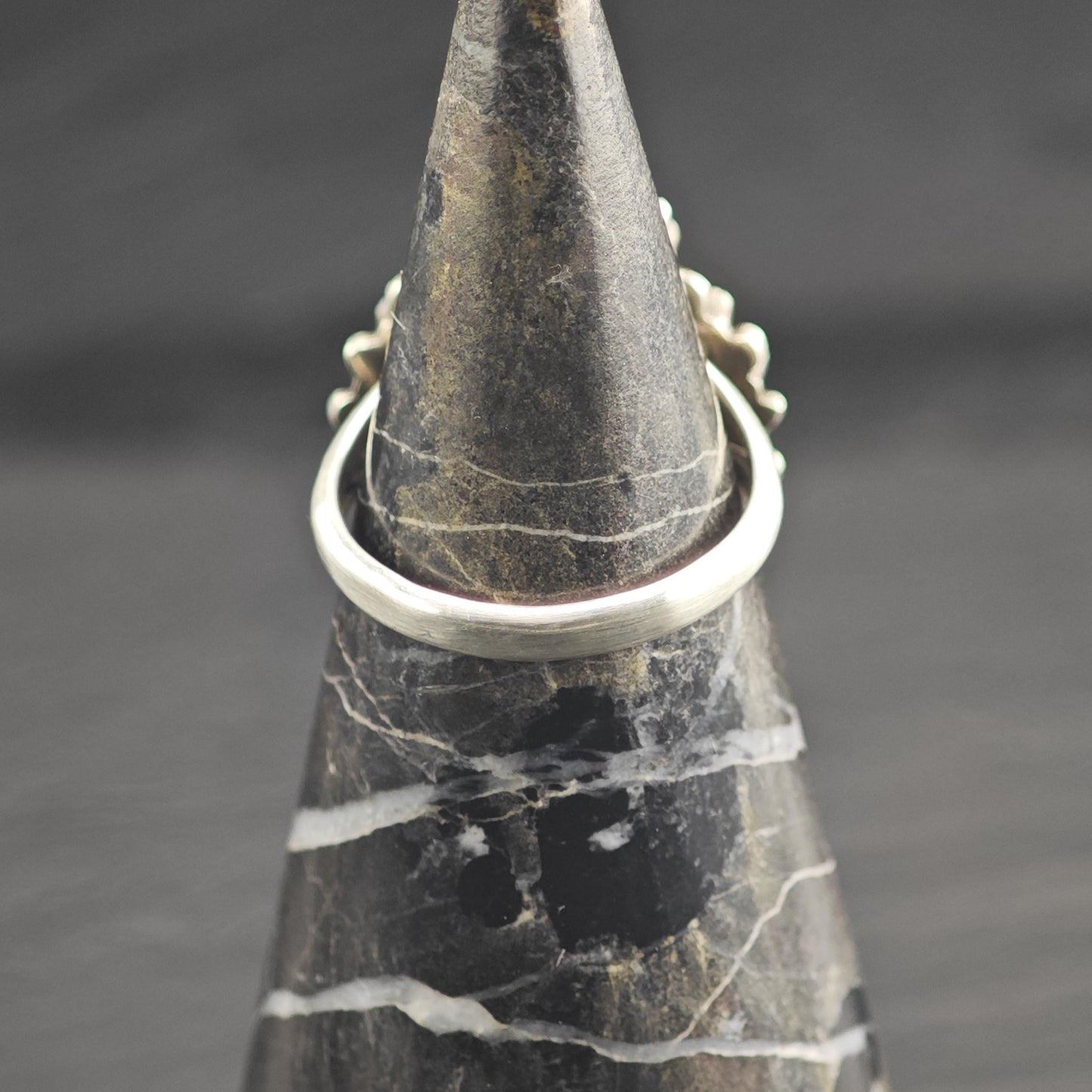 Vintage Zuni Needle Point Turquoise Naja Sterling Silver Ring Sz 6 R6667