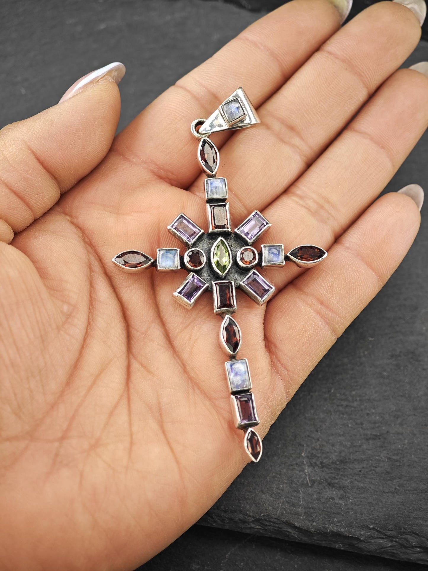 Nicky Butler Cross Pendant Sterling Silver P2698