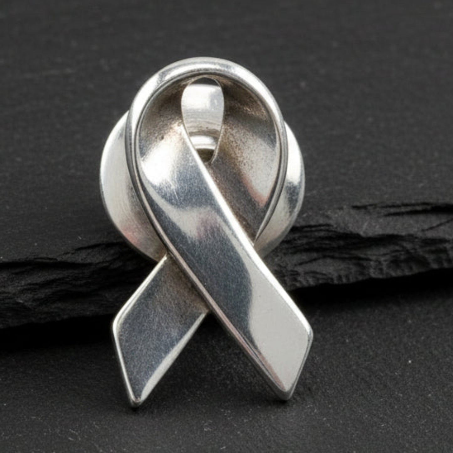Vintage James Avery Sterling Silver Breast Cancer Support Pin B1724
