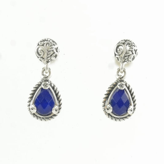 Carolyn Pollack Stud Dangle Earrings Sterling Silver ER2677