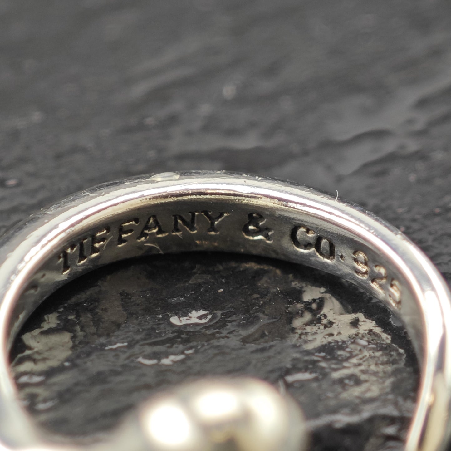 Vintage Tiffany, Elsa Peretti Heart Ring Sterling Silver Sz 5 3/4 R5931
