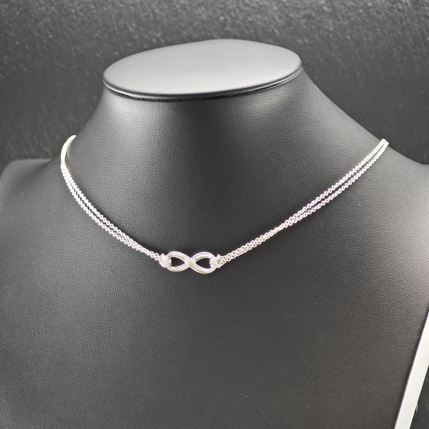Vintage Tiffany & Co. Sterling Silver Infinity Symbol Necklace