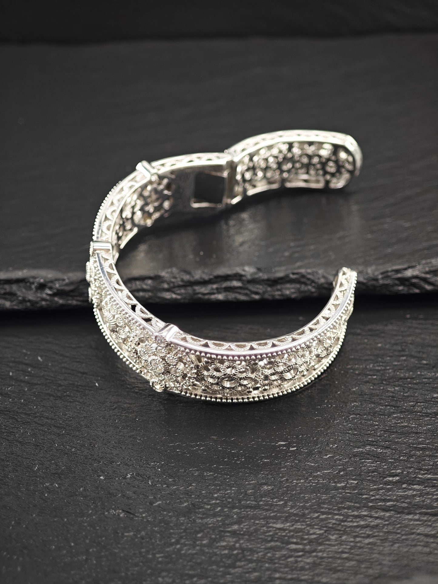 Judith Ripka, DQCZ Bracelet Sterling Silver