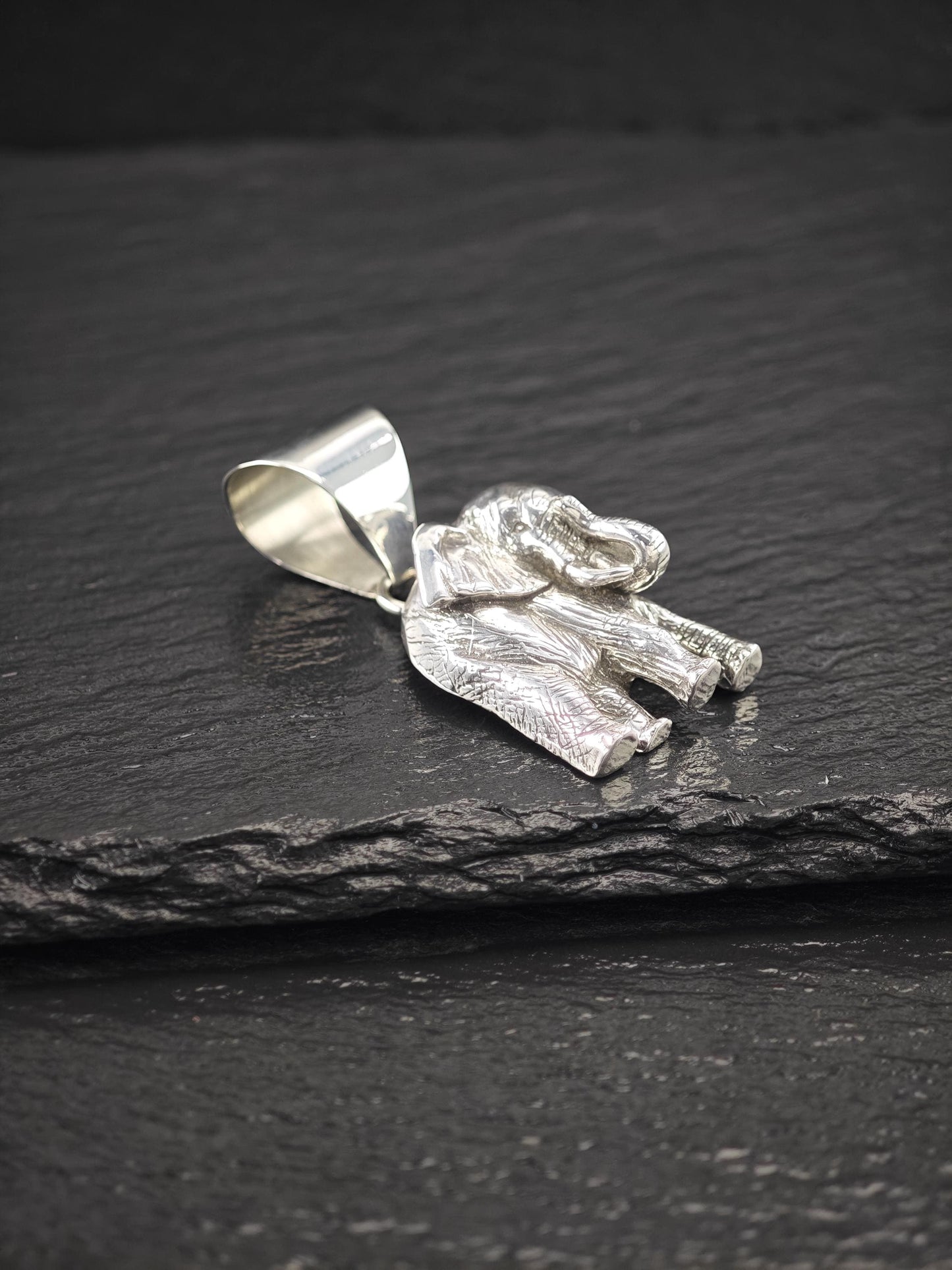 Carol Felley Elephant Pendant Sterling Silver P2713